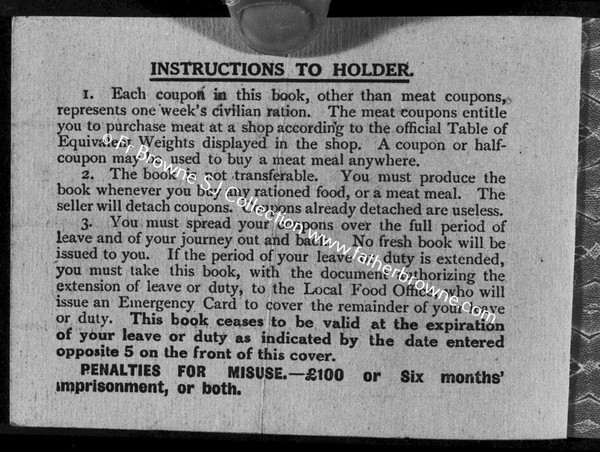 RATION BOOK